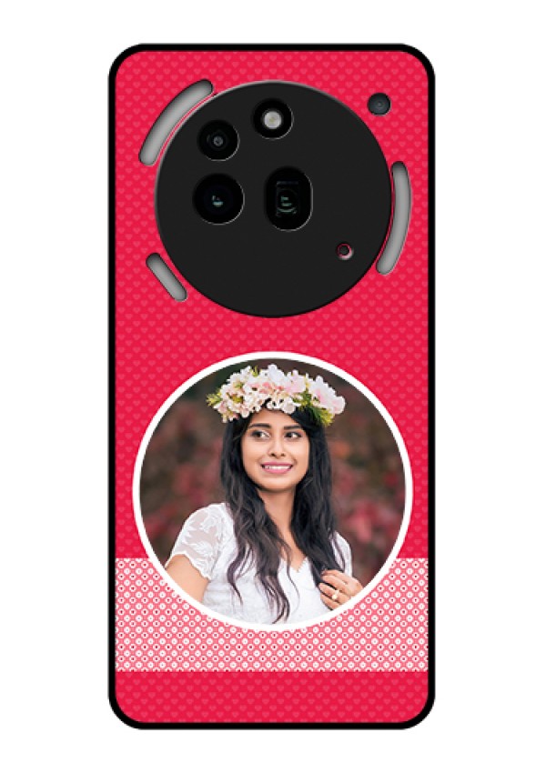 Nothing Phone 3A Pro 5G Custom Glass Phone Case - Pink Color Pattern Design