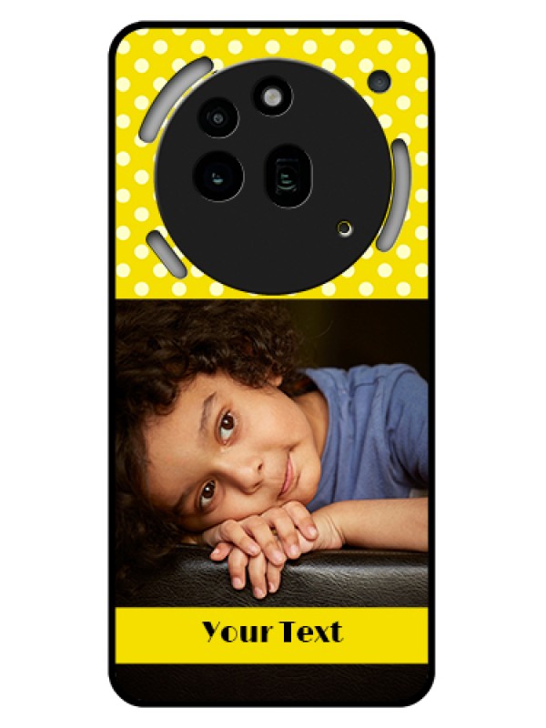 Custom Nothing Phone 3A Pro 5G Custom Glass Phone Case - Bright Yellow Case Design