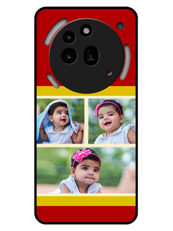 Custom Nothing Phone 3A Pro 5G Custom Glass Phone Case - Multiple Pic Upload Design