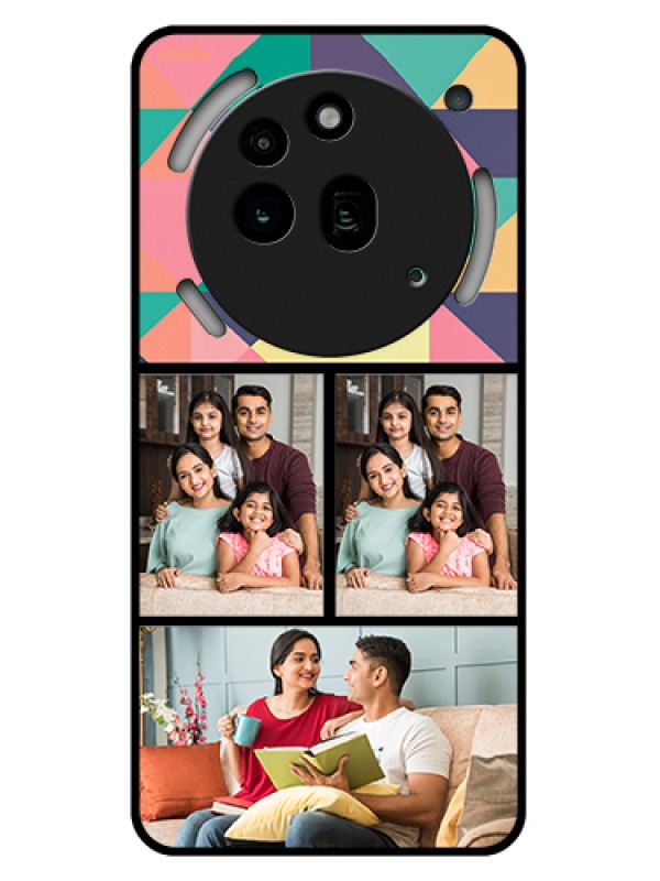 Custom Nothing Phone 3A Pro 5G Custom Glass Phone Case - Bulk Pic Upload Design