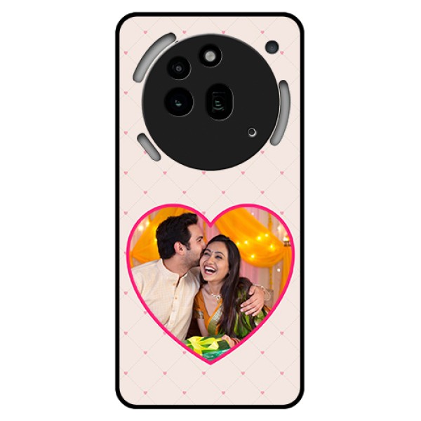 Nothing Phone 3A Pro 5G Custom Glass Phone Case - Heart Shape Design
