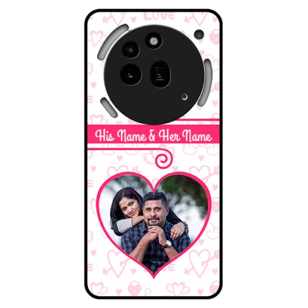 Nothing Phone 3A Pro 5G Custom Glass Phone Case - Heart Shape Love Design