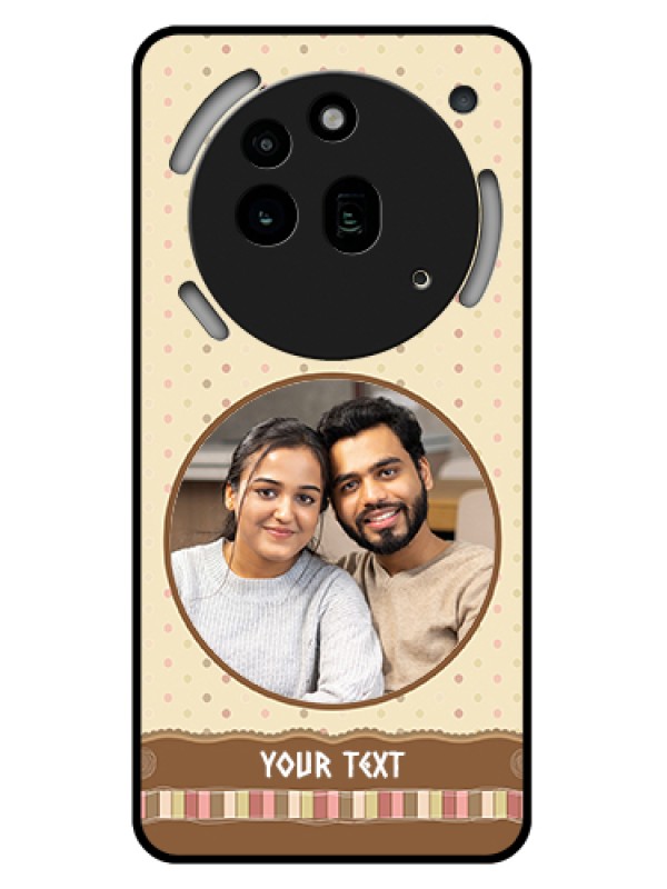 Custom Nothing Phone 3A Pro 5G Custom Glass Phone Case - Brown Dotted Mobile Case Design