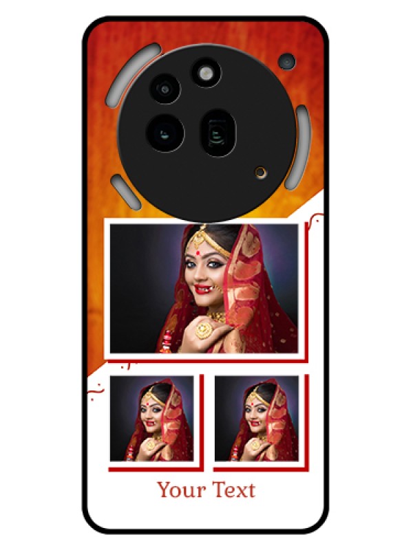 Custom Nothing Phone 3A Pro 5G Custom Glass Phone Case - Wedding Memories Design