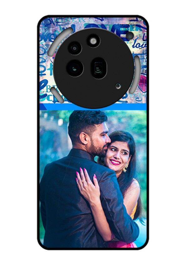 Nothing Phone 3A Pro 5G Custom Glass Phone Case - Colorful Love Design