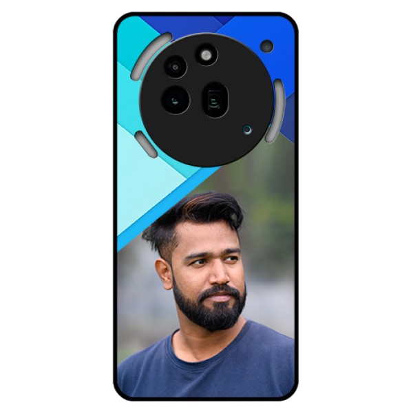 Nothing Phone 3A Pro 5G Custom Glass Phone Case - Blue Pattern Design