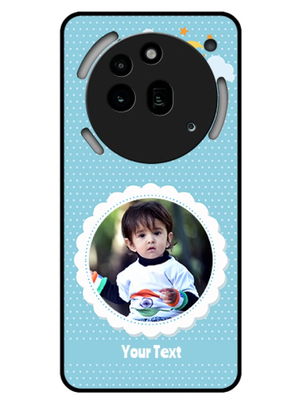 Custom Nothing Phone 3A Pro 5G Custom Glass Phone Case - Violet Pattern Design