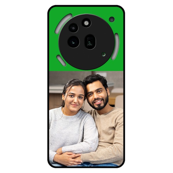 Nothing Phone 3A Pro 5G Custom Glass Phone Case - Green Pattern Design