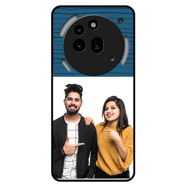 Nothing Phone 3A Pro 5G Custom Glass Phone Case - Blue Pattern Cover Design Nothing Phone 3A Pro 5G Custom Glass Phone Case - Blue Pattern Cover Design