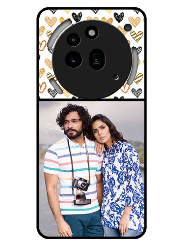 Custom Nothing Phone 3A Pro 5G Custom Glass Phone Case - Love Symbol Design