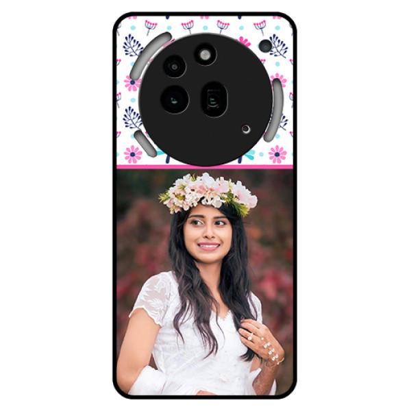 Nothing Phone 3A Pro 5G Custom Glass Phone Case - Colorful Flower Design Nothing Phone 3A Pro 5G Custom Glass Phone Case - Colorful Flower Design