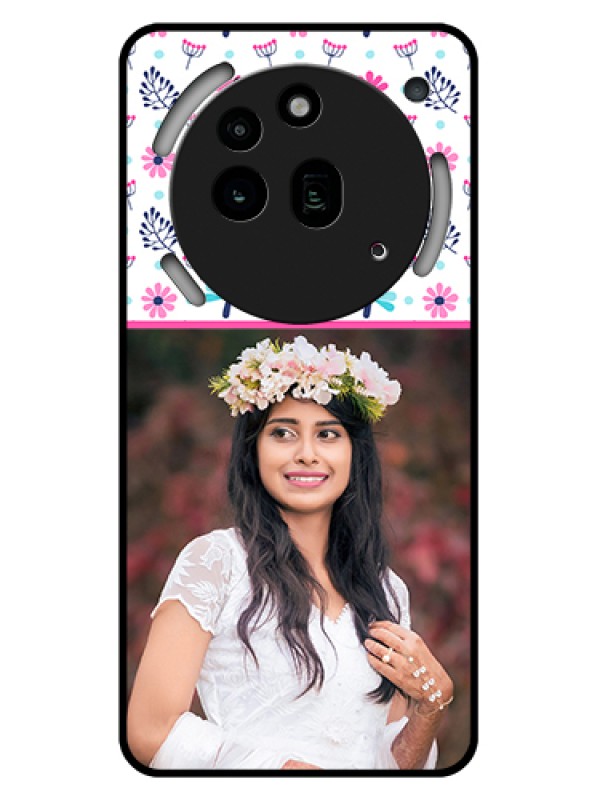 Custom Nothing Phone 3A Pro 5G Custom Glass Phone Case - Colorful Flower Design