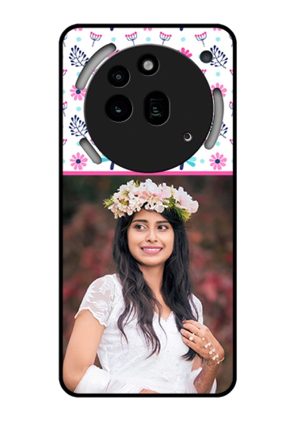 Nothing Phone 3A Pro 5G Custom Glass Phone Case - Colorful Flower Design
