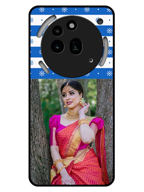 Custom Nothing Phone 3A Pro 5G Custom Glass Phone Case - Snow Pattern Design