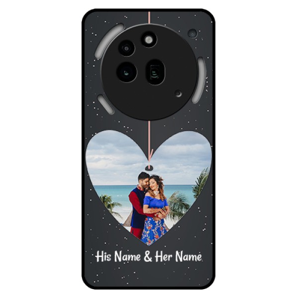 Nothing Phone 3A Pro 5G Custom Glass Phone Case - Hanging Heart Design