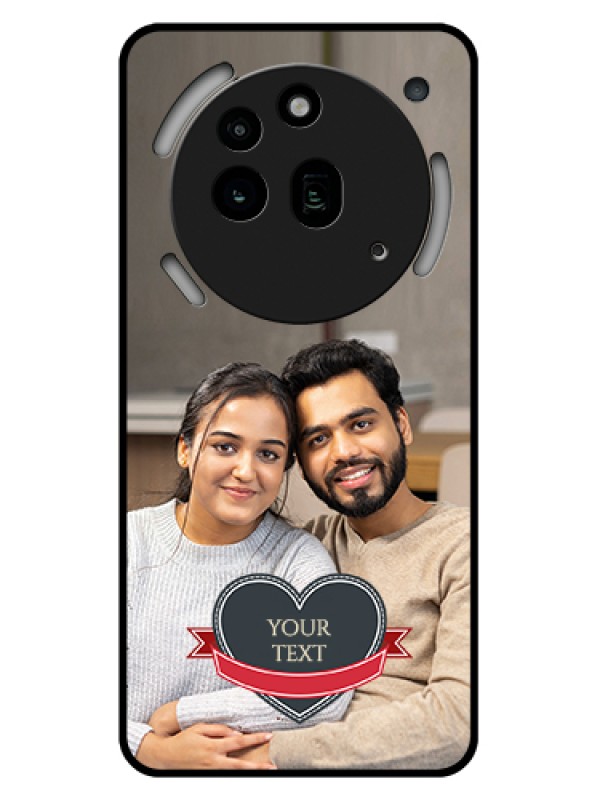 Custom Nothing Phone 3A Pro 5G Custom Glass Phone Case - Just Married Couple Design