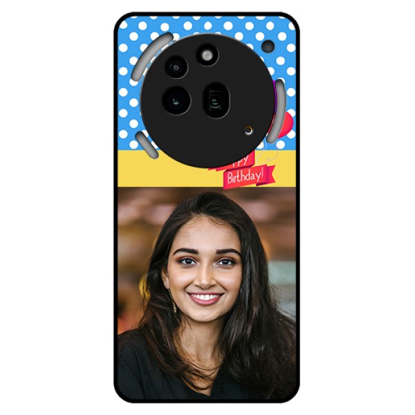 Nothing Phone 3A Pro 5G Custom Glass Phone Case - Happy Birthday Design