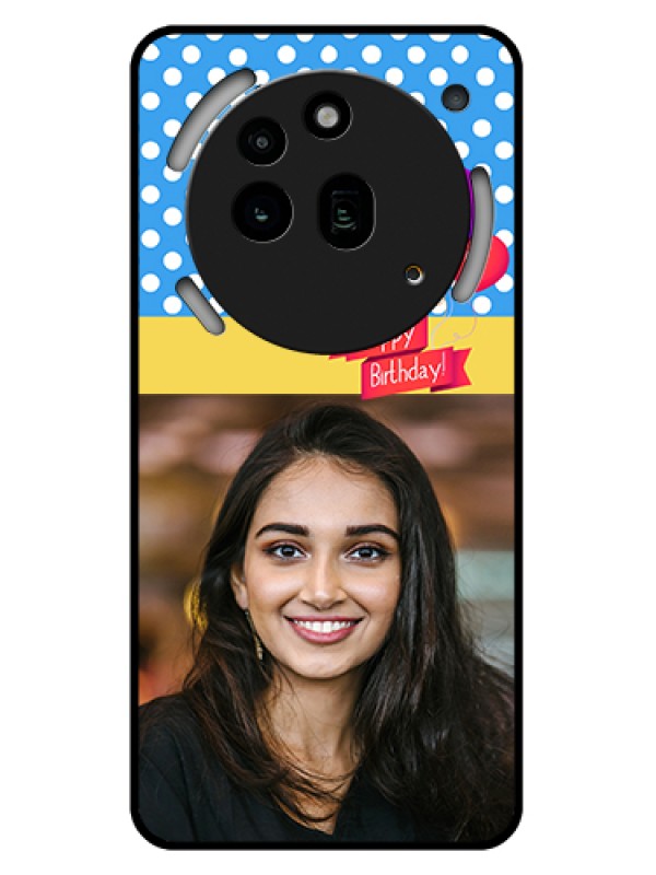 Custom Nothing Phone 3A Pro 5G Custom Glass Phone Case - Happy Birthday Design