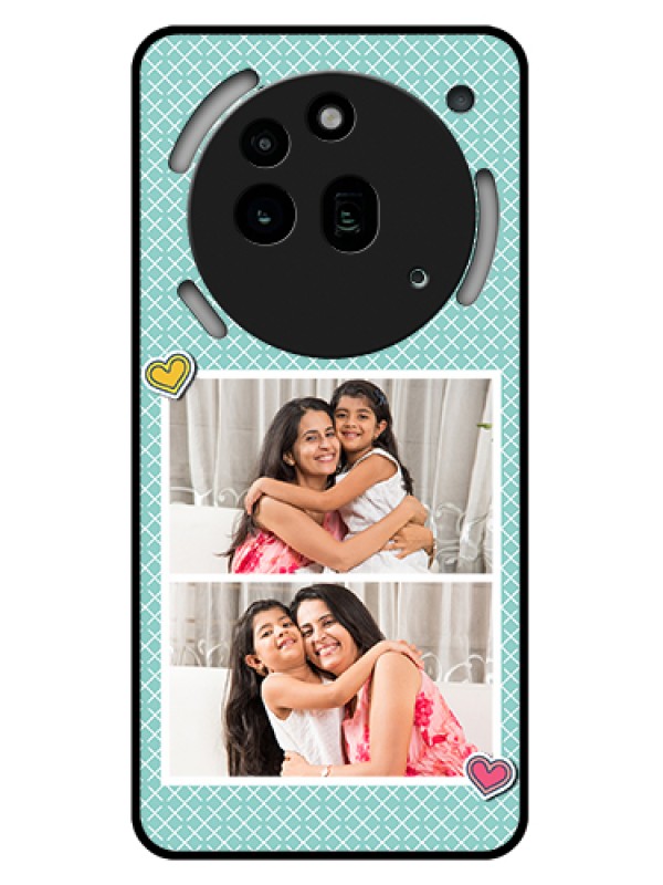 Custom Nothing Phone 3A Pro 5G Custom Glass Phone Case - 2 Image Holder With Pattern Design