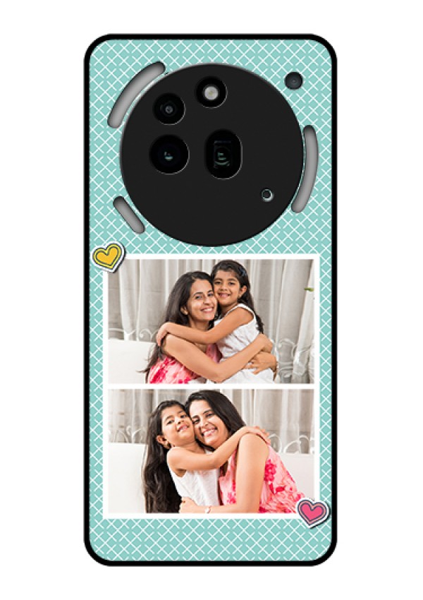 Nothing Phone 3A Pro 5G Custom Glass Phone Case - 2 Image Holder With Pattern Design