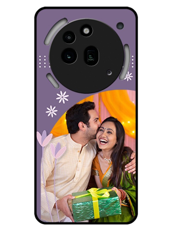 Custom Nothing Phone 3A Pro 5G Custom Glass Phone Case - Lavender Flowers Design