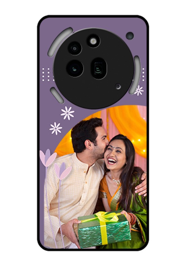 Nothing Phone 3A Pro 5G Custom Glass Phone Case - Lavender Flowers Design