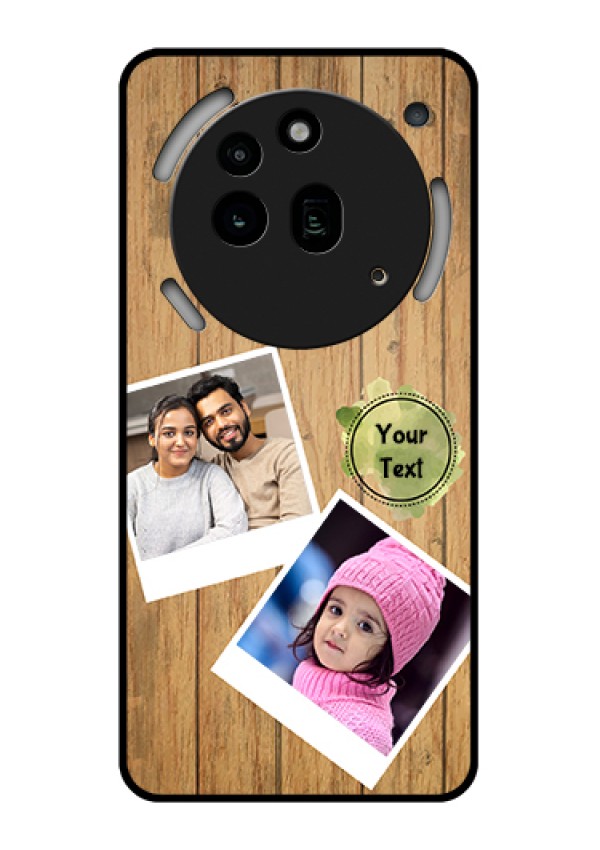 Nothing Phone 3A Pro 5G Custom Glass Phone Case - Wooden Texture Design