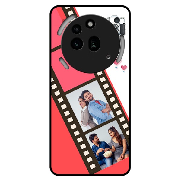 Nothing Phone 3A Pro 5G Custom Glass Phone Case - 3 Image Holder With Film Reel Nothing Phone 3A Pro 5G Custom Glass Phone Case - 3 Image Holder With Film Reel