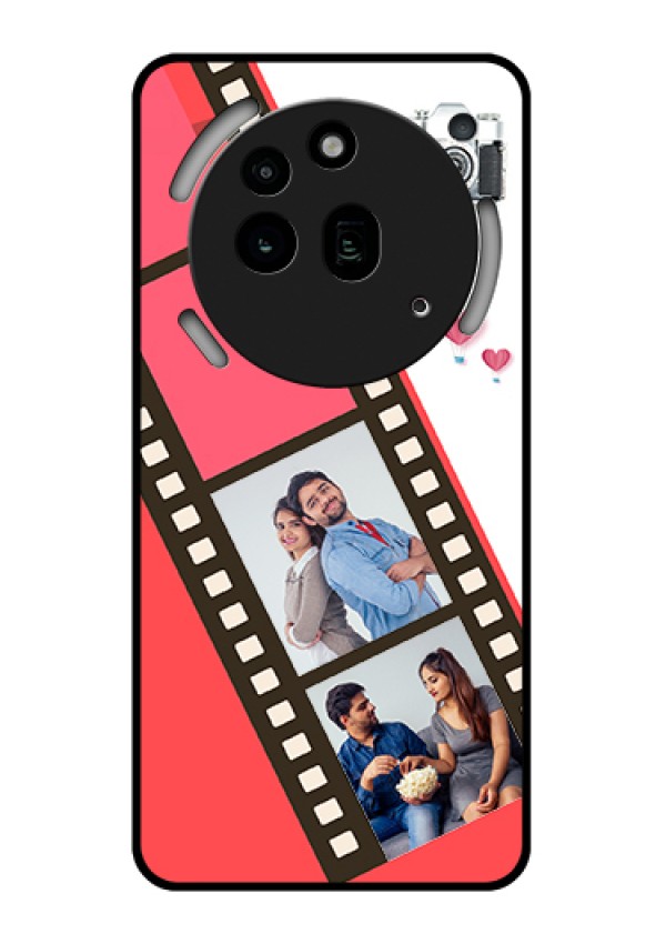 Nothing Phone 3A Pro 5G Custom Glass Phone Case - 3 Image Holder With Film Reel
