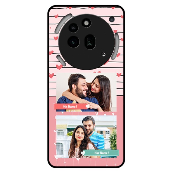 Nothing Phone 3A Pro 5G Custom Glass Phone Case - Photo With Heart Design Nothing Phone 3A Pro 5G Custom Glass Phone Case - Photo With Heart Design