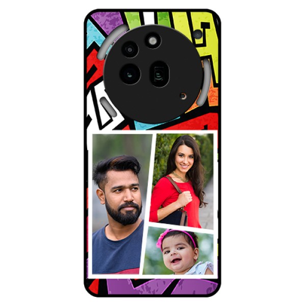 Nothing Phone 3A Pro 5G Custom Glass Phone Case - Graffiti Pattern Design Nothing Phone 3A Pro 5G Custom Glass Phone Case - Graffiti Pattern Design