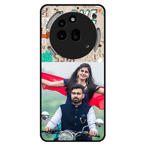 Nothing Phone 3A Pro 5G Custom Glass Phone Case - Love Doodle Pattern