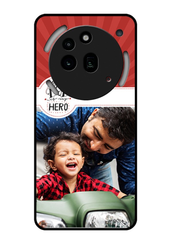 Nothing Phone 3A Pro 5G Custom Glass Phone Case - My Dad Hero Design