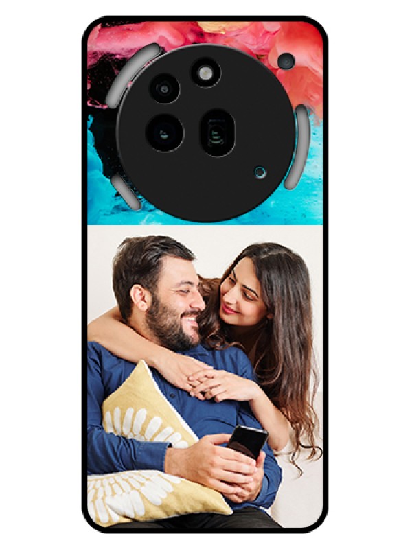 Custom Nothing Phone 3A Pro 5G Custom Glass Phone Case - Quote With Acrylic Painting Design