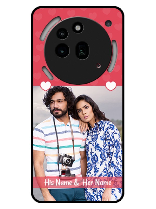 Custom Nothing Phone 3A Pro 5G Custom Glass Phone Case - Simple Love Design