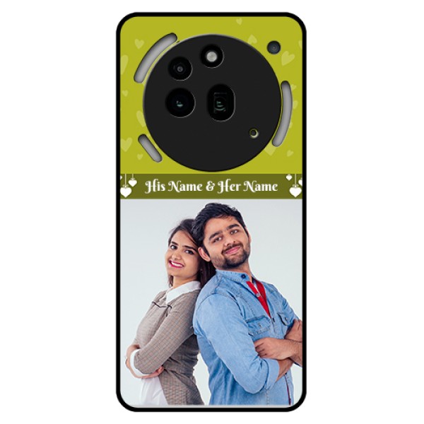 Nothing Phone 3A Pro 5G Custom Glass Phone Case - You & Me Heart Design