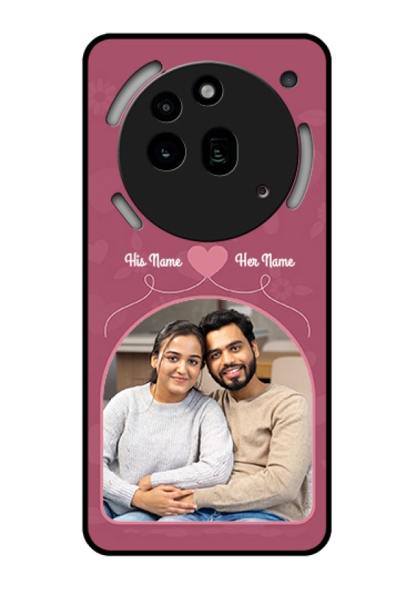 Nothing Phone 3A Pro 5G Custom Glass Phone Case - Love Floral Design