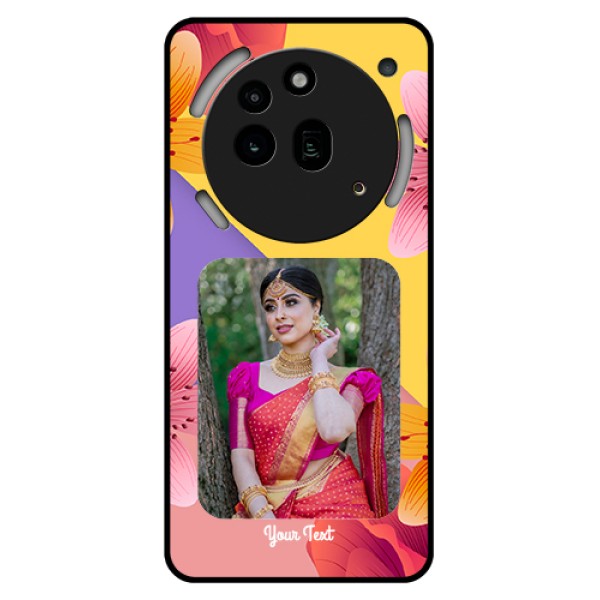 Nothing Phone 3A Pro 5G Custom Glass Phone Case - 3 Image With Vintage Floral Design Nothing Phone 3A Pro 5G Custom Glass Phone Case - 3 Image With Vintage Floral Design