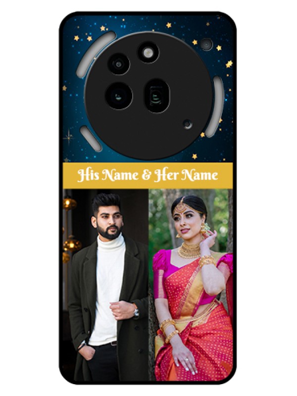 Custom Nothing Phone 3A Pro 5G Custom Glass Phone Case - Galaxy Stars Backdrop Design