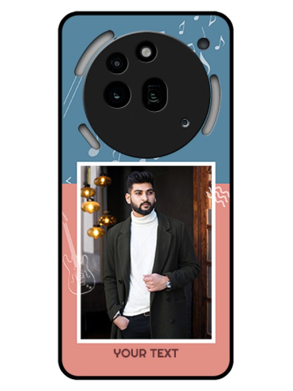 Custom Nothing Phone 3A Pro 5G Custom Glass Phone Case - With Color Musical Note Design