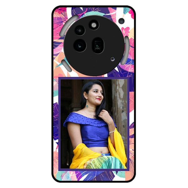Nothing Phone 3A Pro 5G Custom Glass Phone Case - Abstract Floral Design Nothing Phone 3A Pro 5G Custom Glass Phone Case - Abstract Floral Design