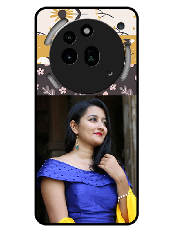 Custom Nothing Phone 3A Pro 5G Custom Glass Phone Case - Stylish Floral Design