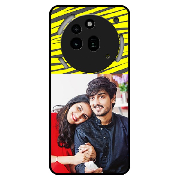 Nothing Phone 3A Pro 5G Custom Glass Phone Case - Yellow Abstract Design Nothing Phone 3A Pro 5G Custom Glass Phone Case - Yellow Abstract Design