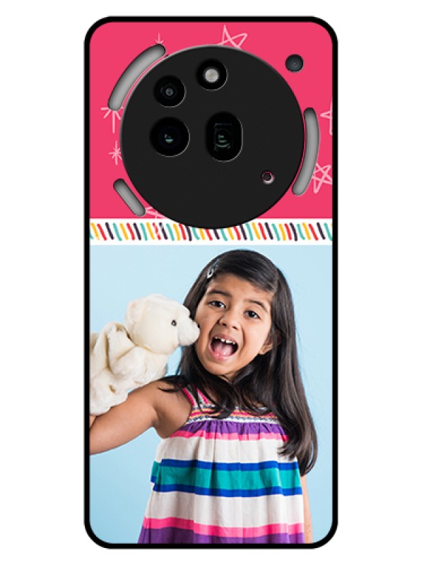 Custom Nothing Phone 3A Pro 5G Custom Glass Phone Case - Line Art Design