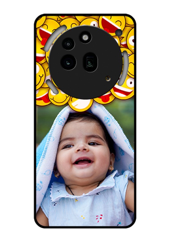 Nothing Phone 3A Pro 5G Custom Glass Phone Case - With Smiley Emoji Design