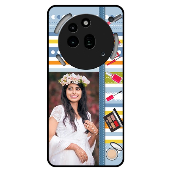 Nothing Phone 3A Pro 5G Custom Glass Phone Case - Makeup Icons Design