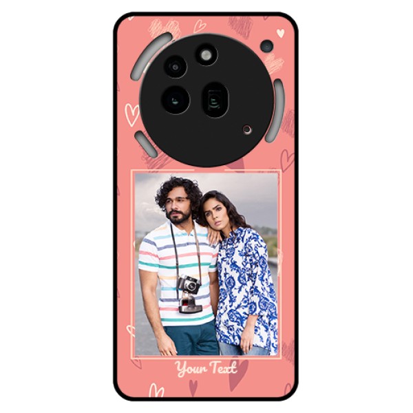 Nothing Phone 3A Pro 5G Custom Glass Phone Case - Love Doodle Art Design