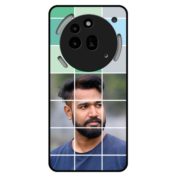 Nothing Phone 3A Pro 5G Custom Glass Phone Case - With White Box Pattern Nothing Phone 3A Pro 5G Custom Glass Phone Case - With White Box Pattern