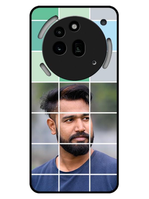 Custom Nothing Phone 3A Pro 5G Custom Glass Phone Case - With White Box Pattern