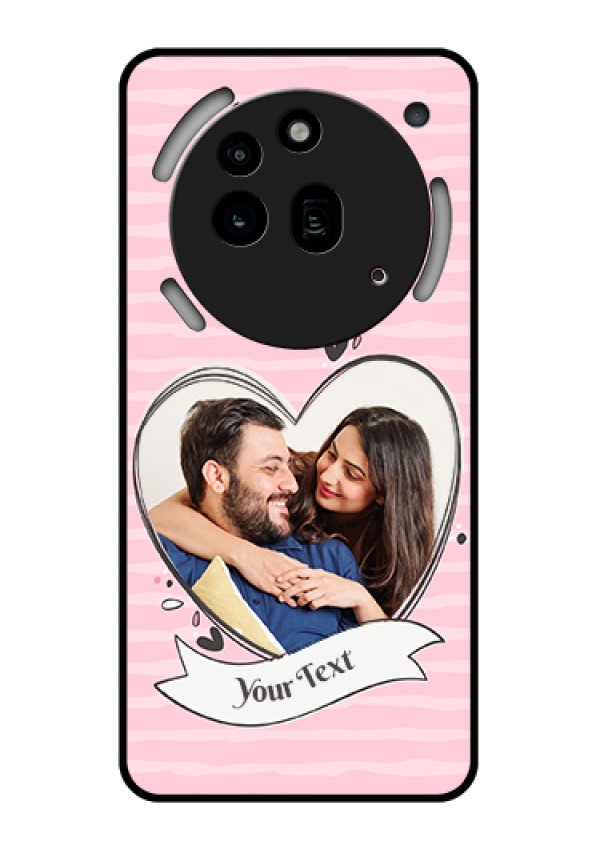 Nothing Phone 3A Pro 5G Custom Glass Phone Case - Vintage Heart Design